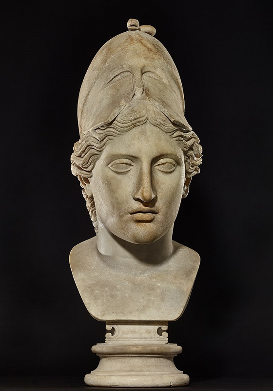 Exposición "Veneradas y temidas" en CaixaForum | Estrategia y fuerza, siglo I-II (imagen: CaixaForum)