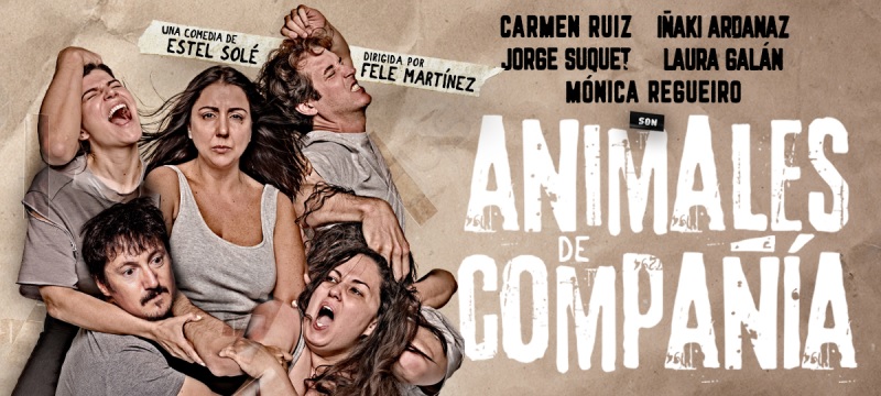 «Animales de compañía» en el teatro Bellas Artes | Cartel de la obra (imagen: Teatro Bellas Artes)
