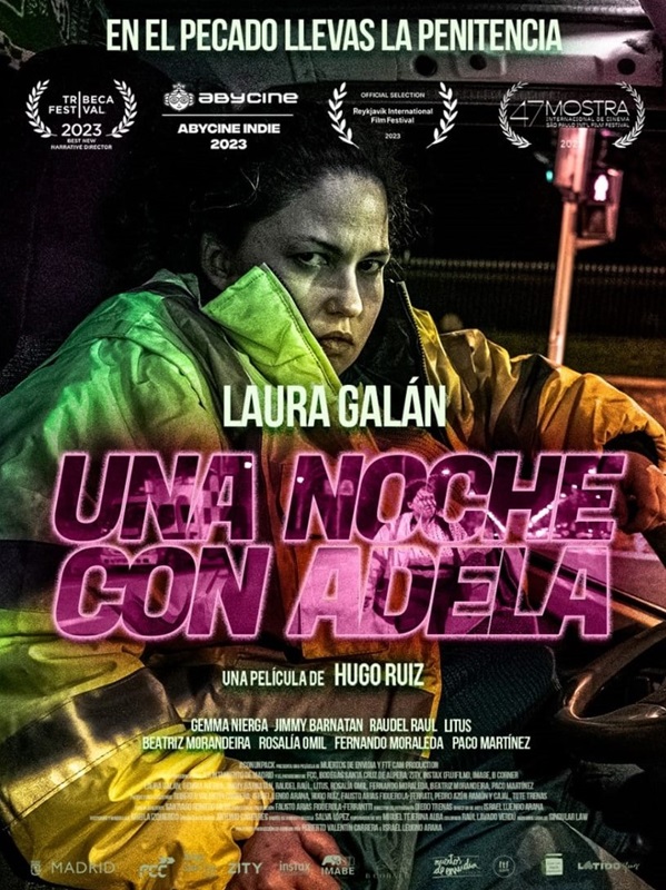«Una noche con Adela» | Cartel de la película (imagen: Nueve Cartas)
