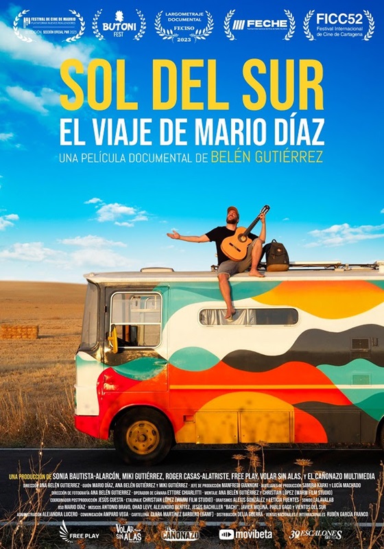 Un viaje inspirador en «Sol del sur» | Cartel oficial (imagen: 39 Escalones)