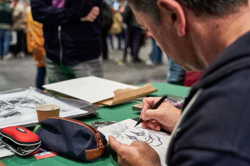 Llega «Madrid Cómic Pop Up» | Demostración de técnicas de ilustración (imagen: IFEMA)